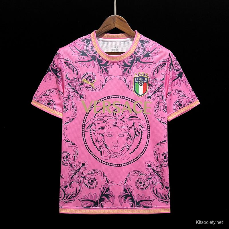 2023 Italy x Versace Special Edition White Jersey - Kitsociety