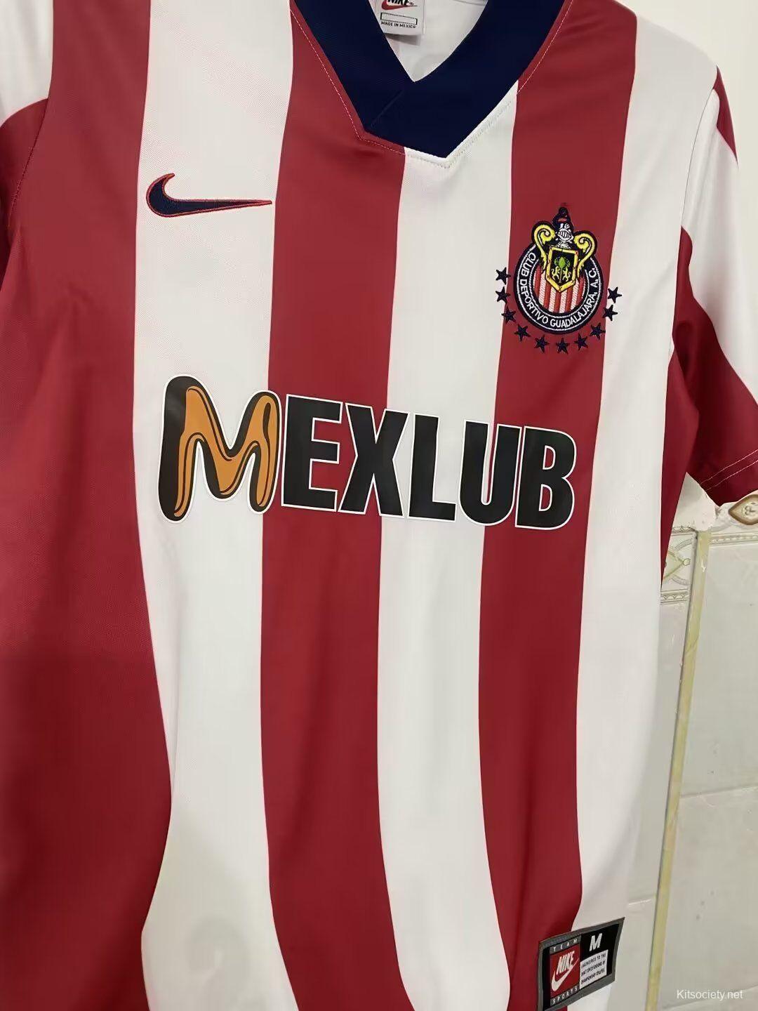 96/97 Chivas Guadalajara Home Jersey - Kitsociety