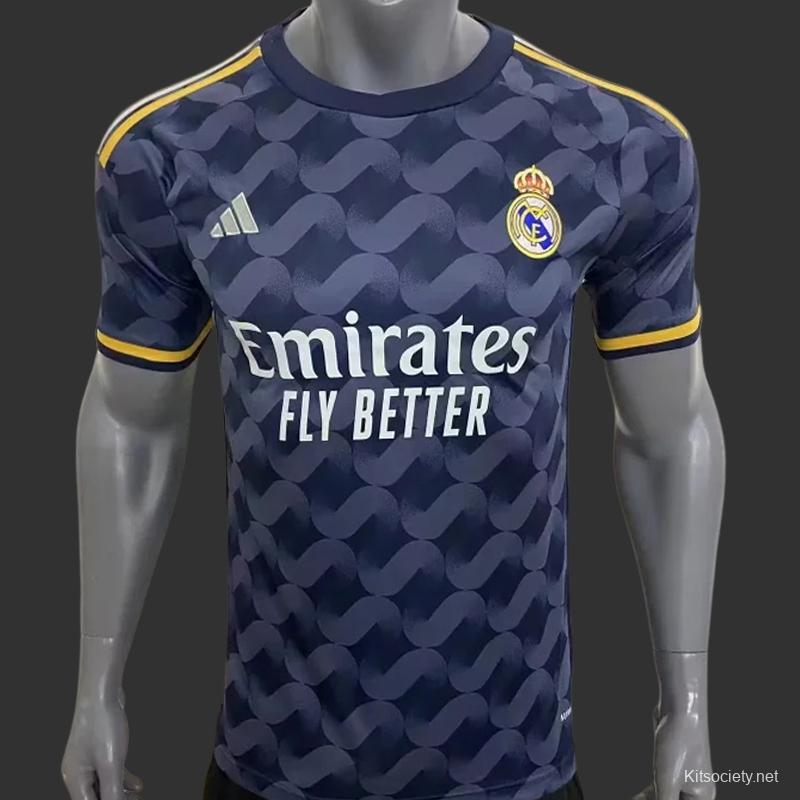 adidas Real Madrid 23/24 Away Jersey - Blue