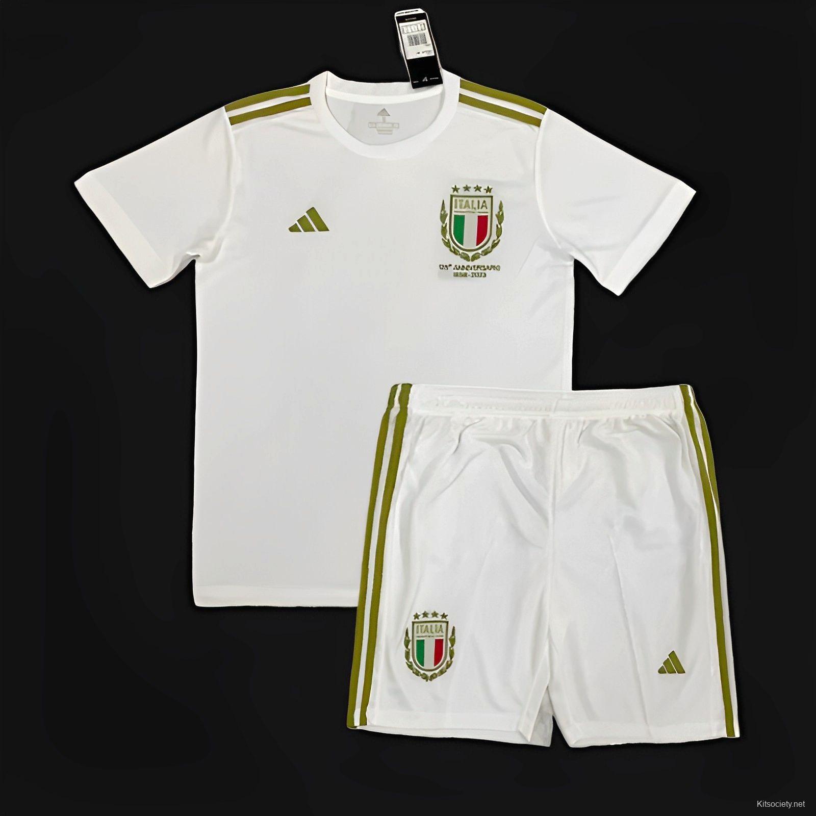 2023 Italy 125th Anniversary White Player Version Jersey