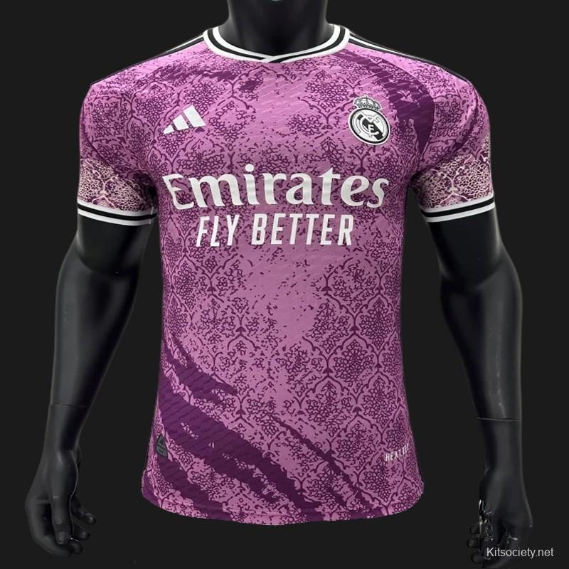 adidas Youth Real Madrid 23/24 Away Jersey - Purple