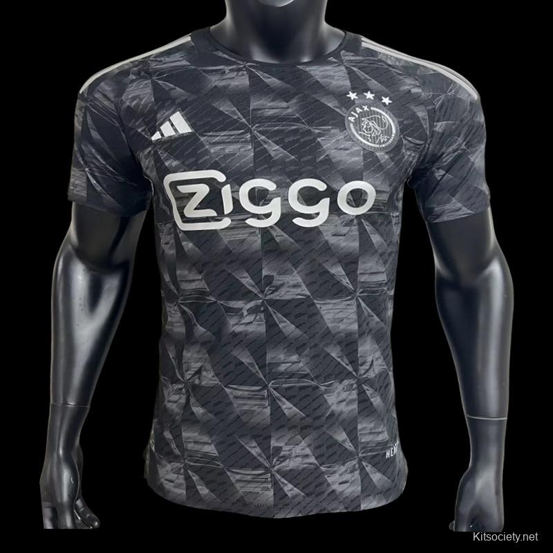 Player Version 23/24 AJax Third Black Jersey - Kitsociety