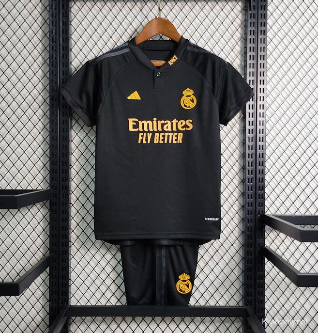 Player Version 23/24 Real Madrid Away Black Jersey - Kitsociety